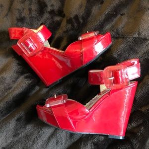 Betseyville by Betsey Johnson wedge sandals